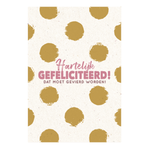 Hartelijk gefeliciteerd!