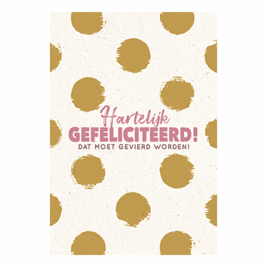 Hartelijk gefeliciteerd!