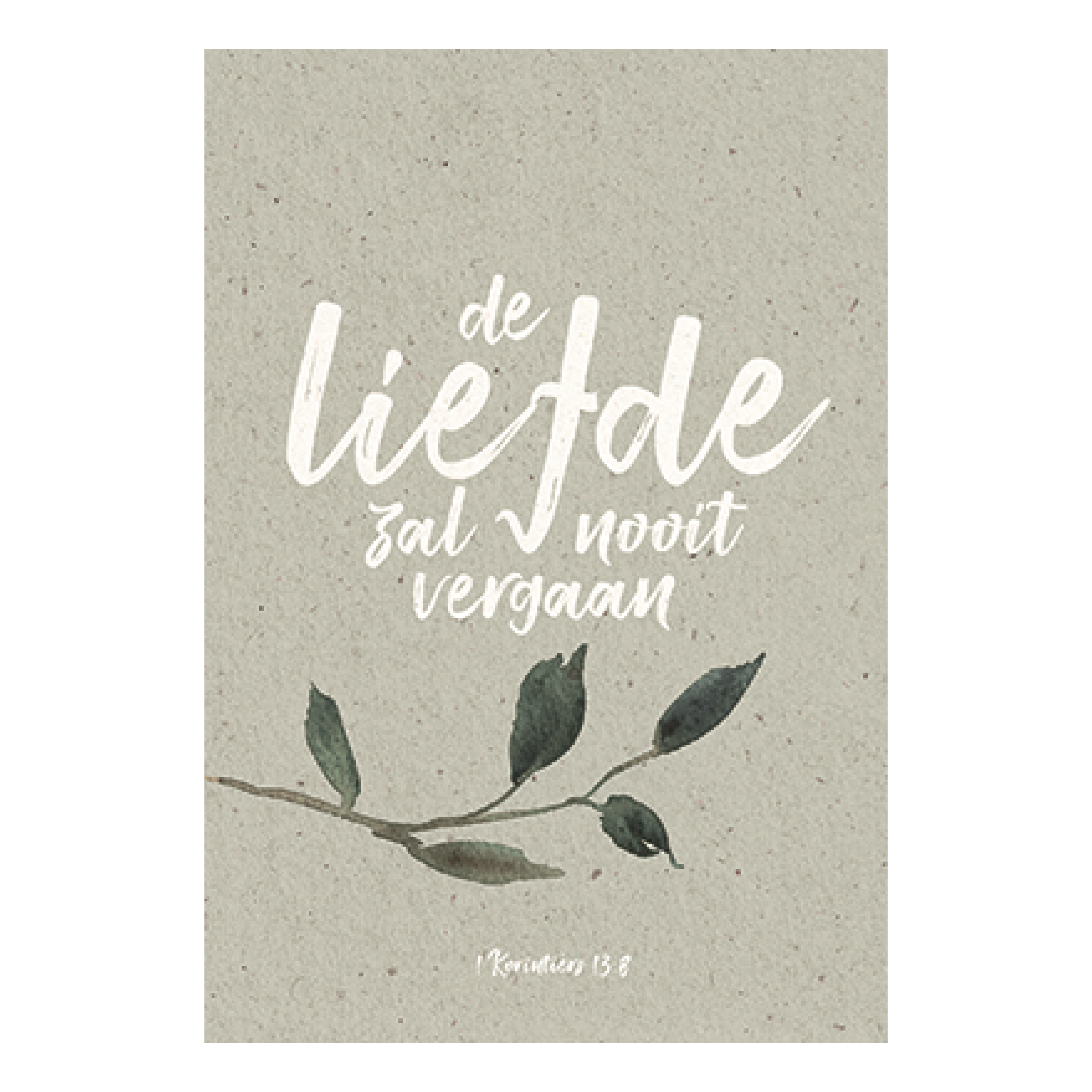 De liefde zal nooit vergaan