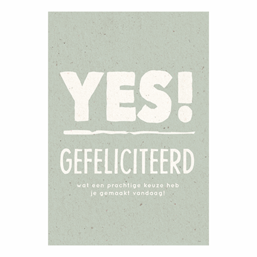 Gefeliciteerd, wat een prachtige keuze heb je gemaakt vandaag!