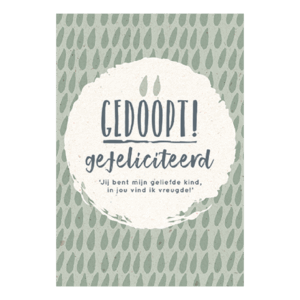 Gedoopt!