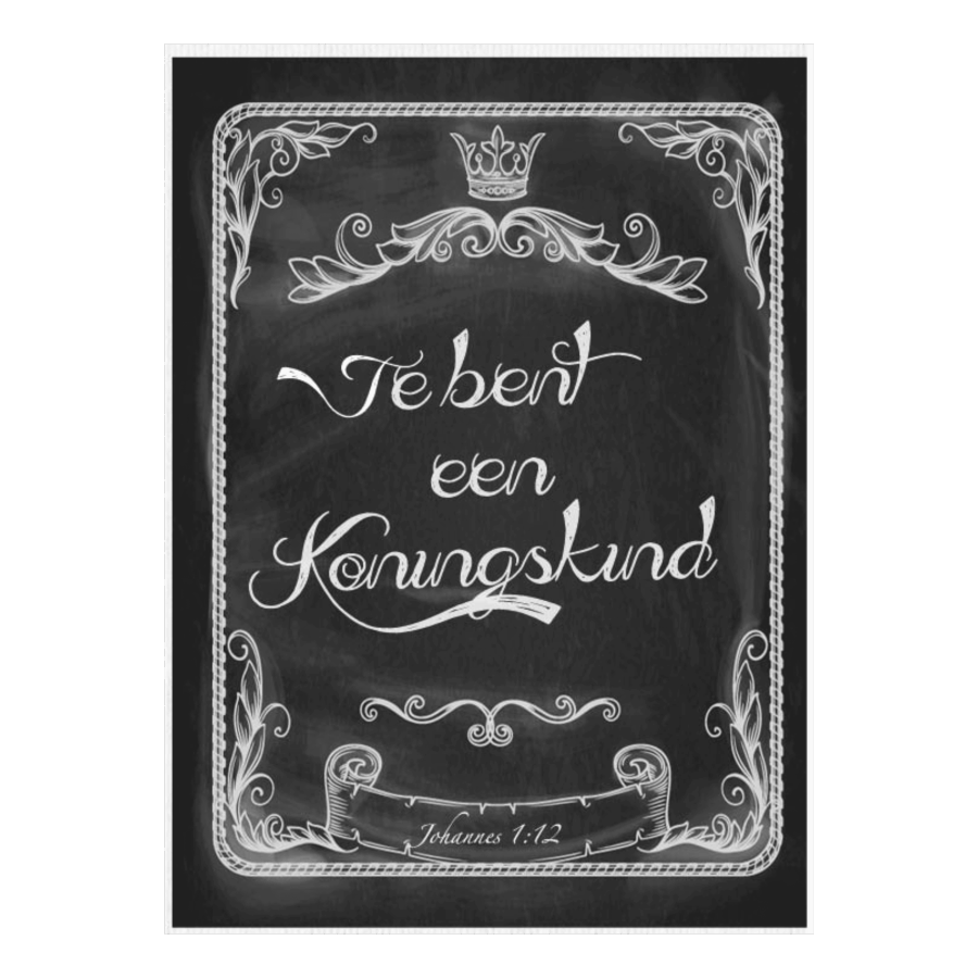 Kaart 'Je bent een Koningskind'