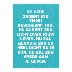 Kaart 'De Here zegent jou'