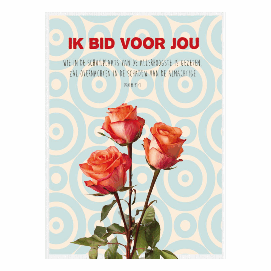Kaart 'Ik bid voor jou'