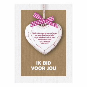 Kaart 'Ik bid voor jou - Psalm 121'