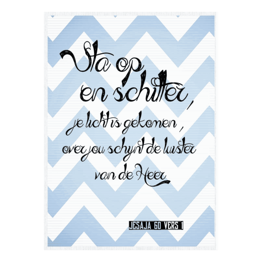 Kaart 'Sta op en schitter'