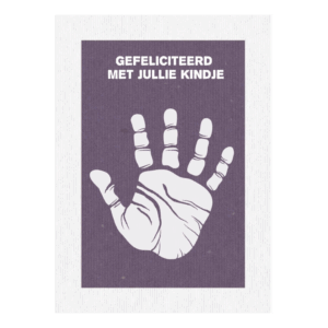 Kaart 'Gefeliciteerd met jullie kindje'