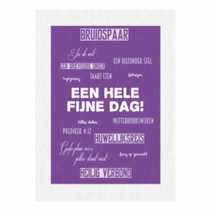 Kaart 'Bruidspaar'