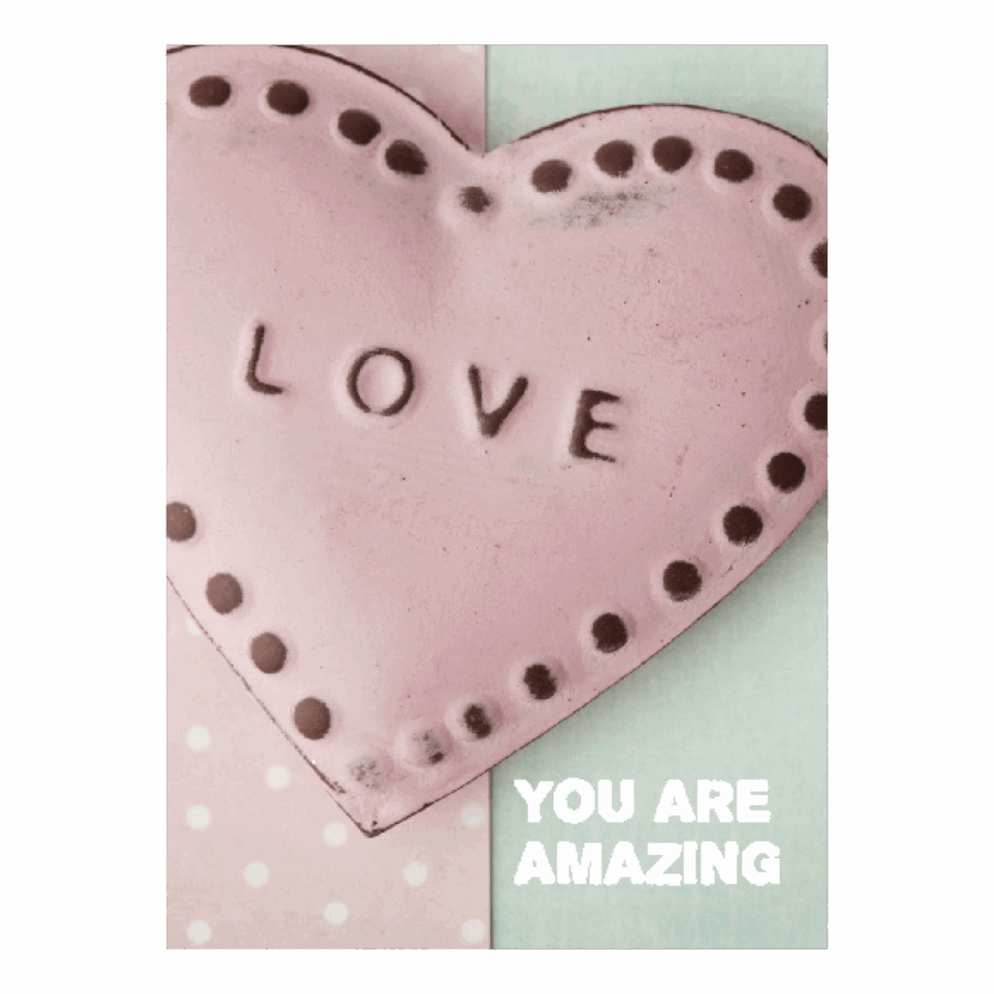 Kaart 'You are amazing'