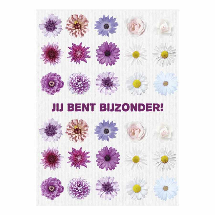 Kaart 'Jij bent bijzonder - bloemen'