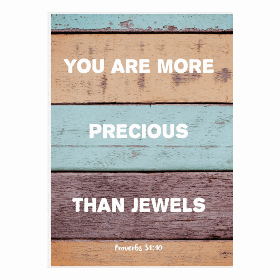 Kaart 'You are more precious'