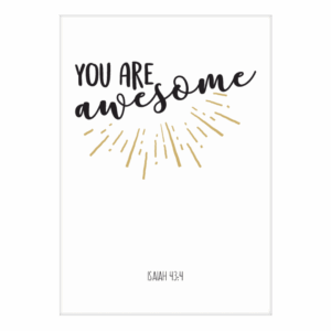 Kaart 'You are awesome'