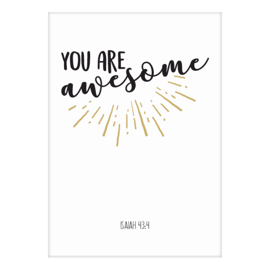 Kaart 'You are awesome'