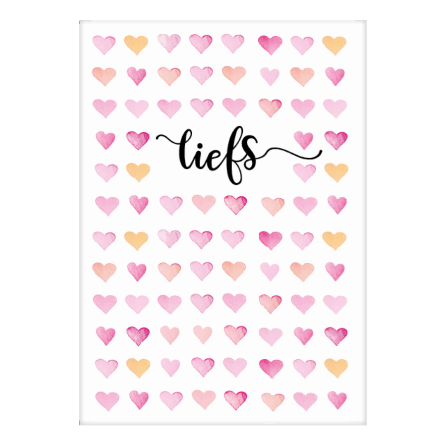 Kaart 'Liefs'