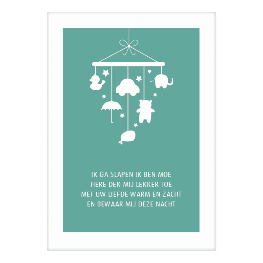 Kaart 'Ik ga slapen ik ben moe'