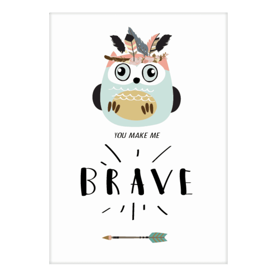 Kaart 'Brave'