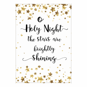 Kerstkaart 'Oh Holy Night'- Beautiful Day