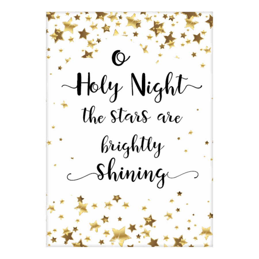 Kerstkaart 'Oh Holy Night'- Beautiful Day