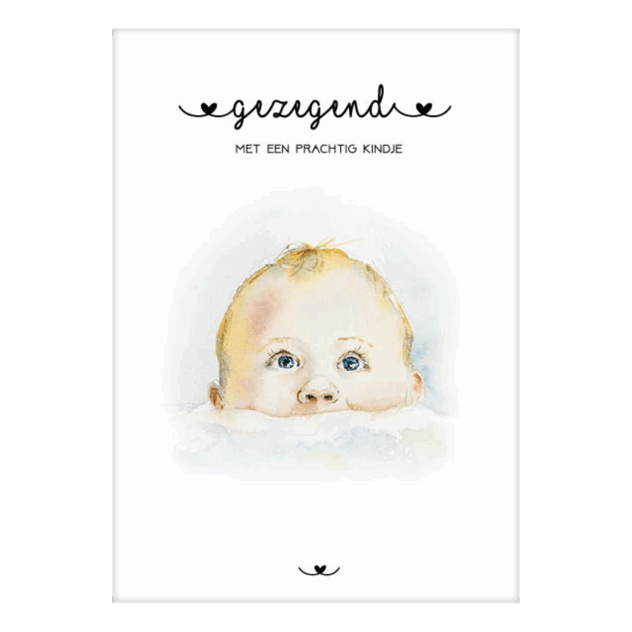 Kaart 'Prachtig kindje'