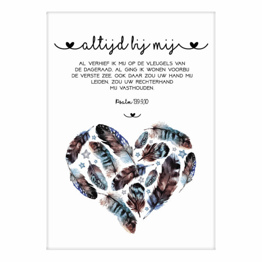 Kaart 'Altijd bij mij'