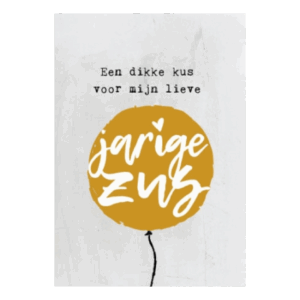 Jarige zus