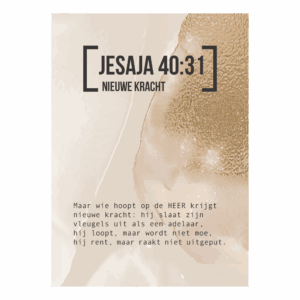 Bijbeltekstkaart 'Jesaja 40:31' NBV21