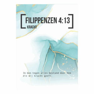 Bijbeltekstkaart 'Filippenzen 4:13' NBV21