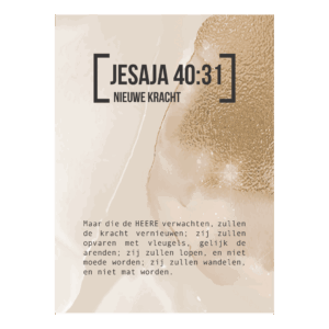 Bijbeltekstkaart 'Jesaja 40:31' SV
