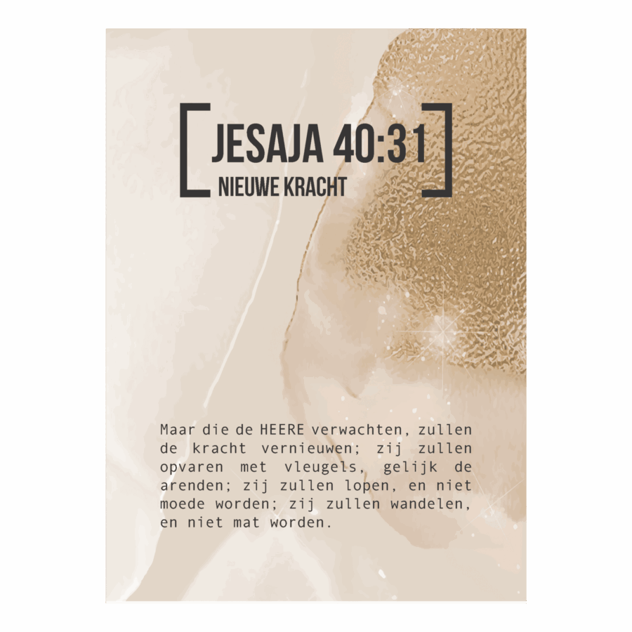 Bijbeltekstkaart 'Jesaja 40:31' SV