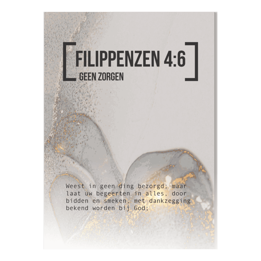 Bijbeltekstkaart 'Filippenzen 4:6' SV