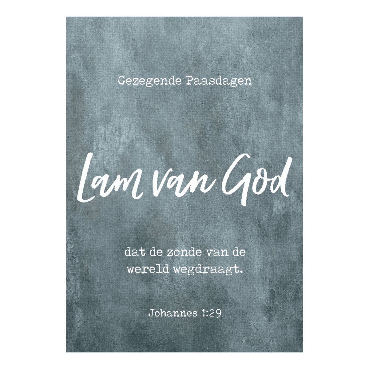 Wenskaart 'Lam van God'