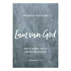 Wenskaart 'Lam van God'