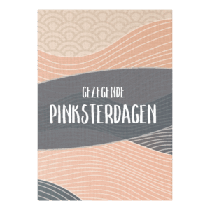 Wenskaart 'Gezegende pinksterdagen'