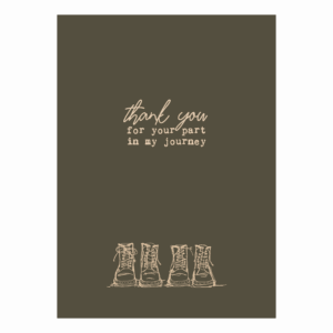 Wenskaart 'Thank you'