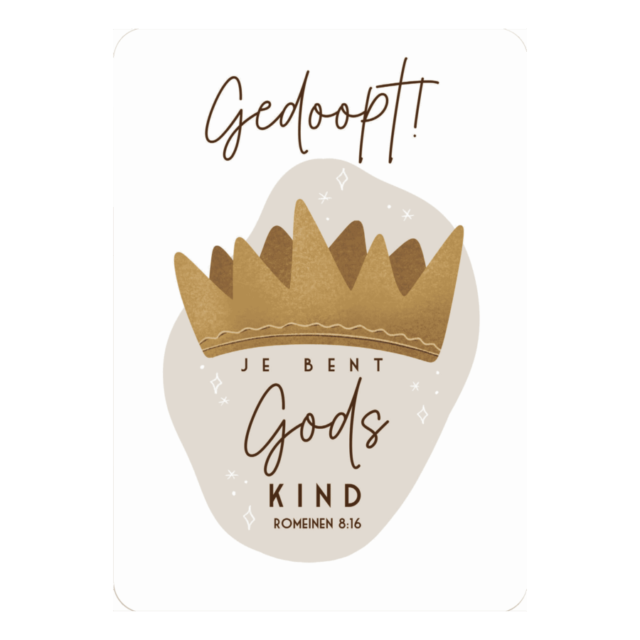 Kaart 'Gods kind'