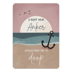 Kaart 'Anker - doop'