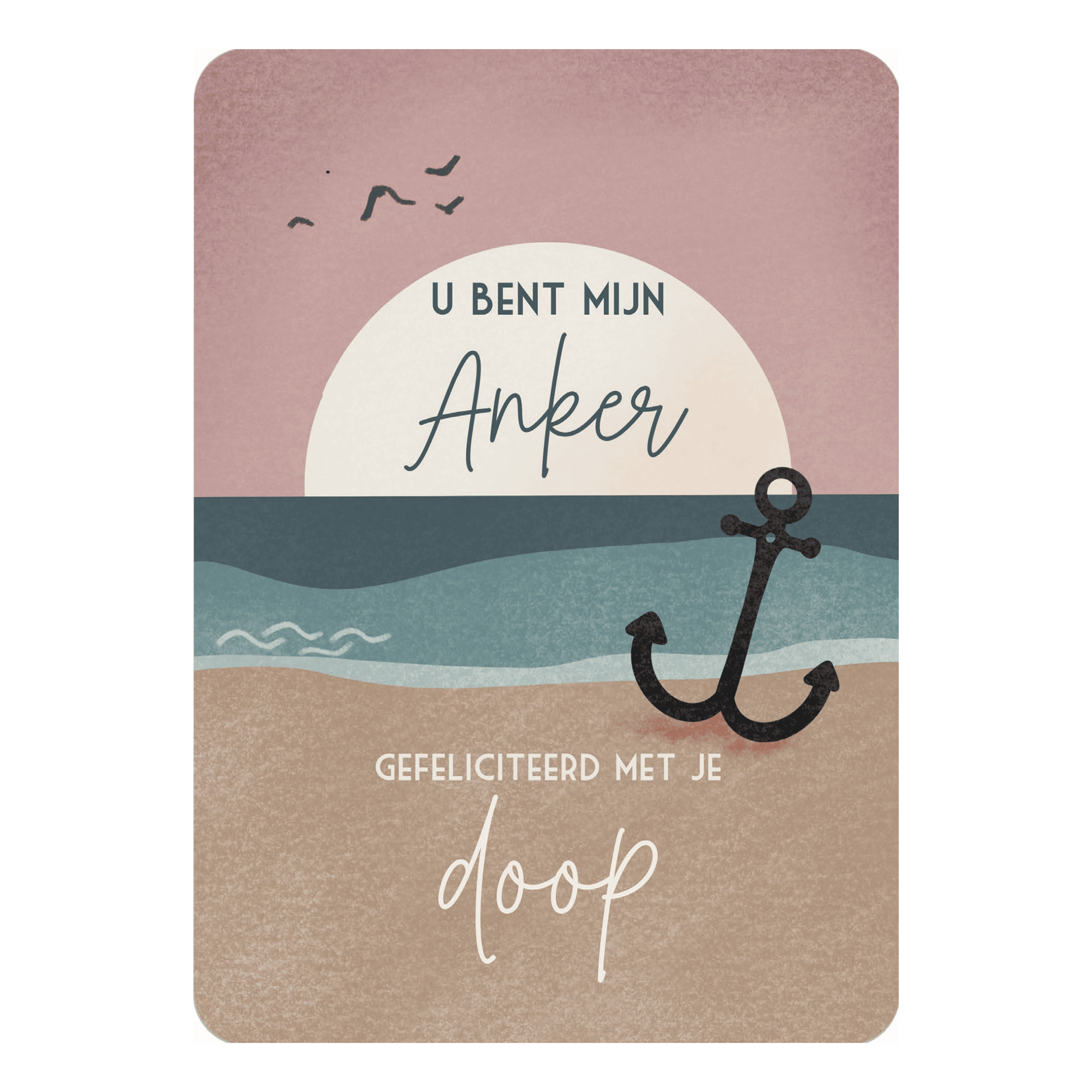 Kaart 'Anker - doop'