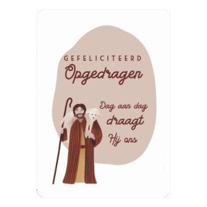 Kaart 'Dag aan dag draagt Hij ons'