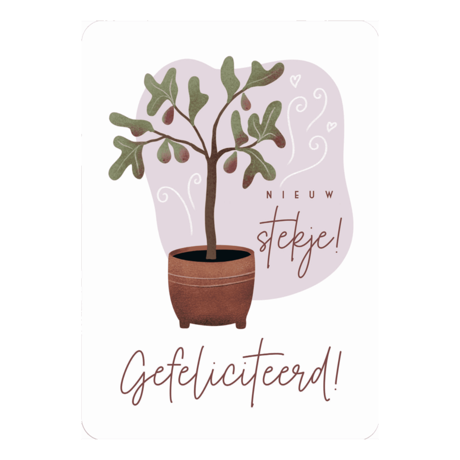 Kaart 'Nieuw stekje'