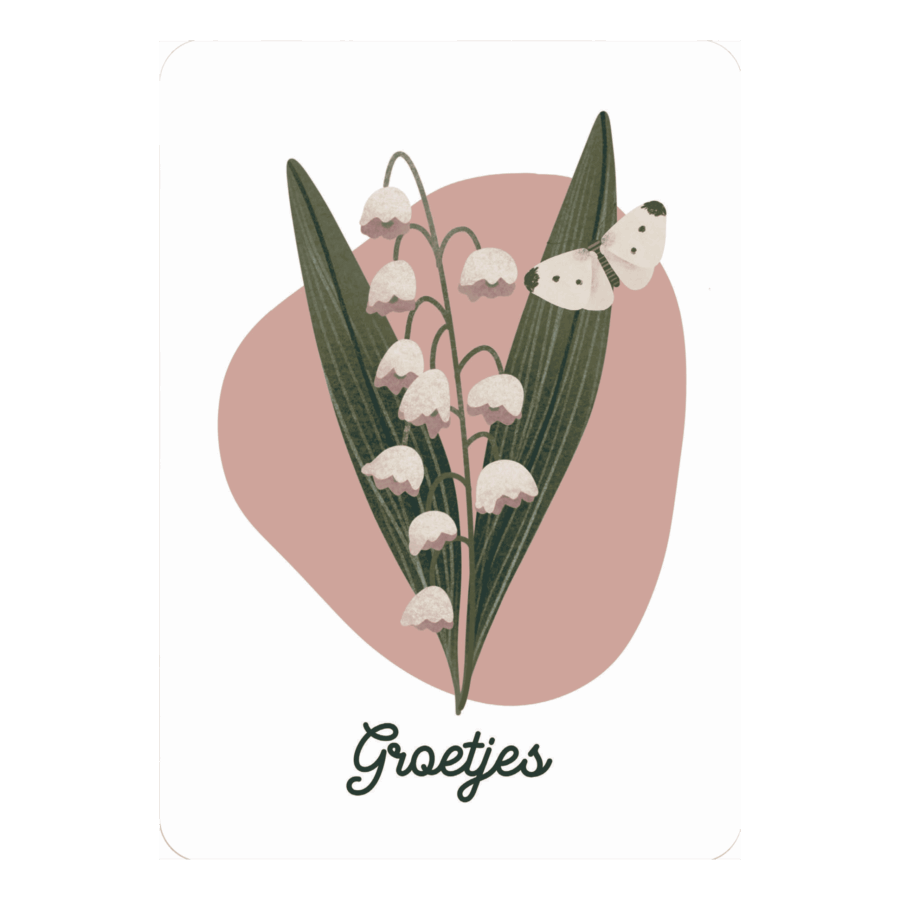 Kaart 'Groetjes'