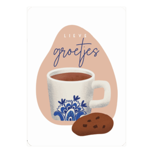 Kaart 'Lieve groetjes'