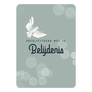 Kaart 'Gefeliciteerd met je belijdenis'