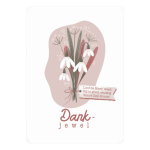 Kaart 'Dankjewel - Loof de Heer'