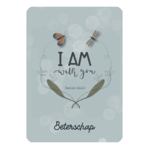 Kaart 'Beterschap - I am with you'