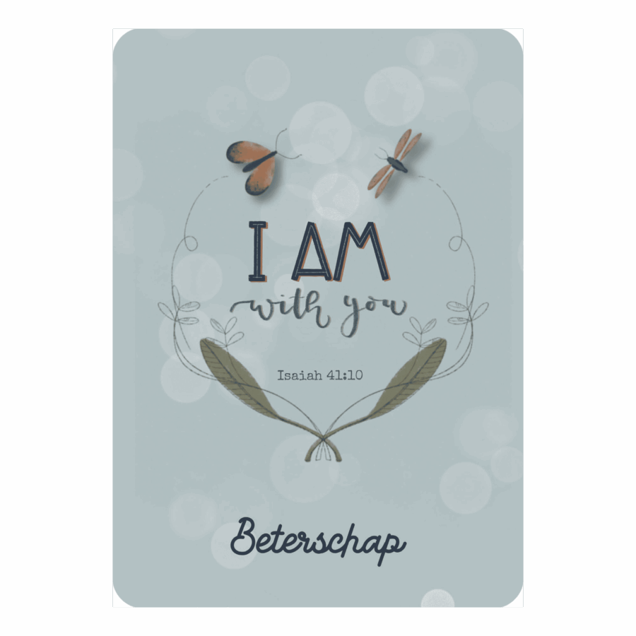 Kaart 'Beterschap - I am with you'