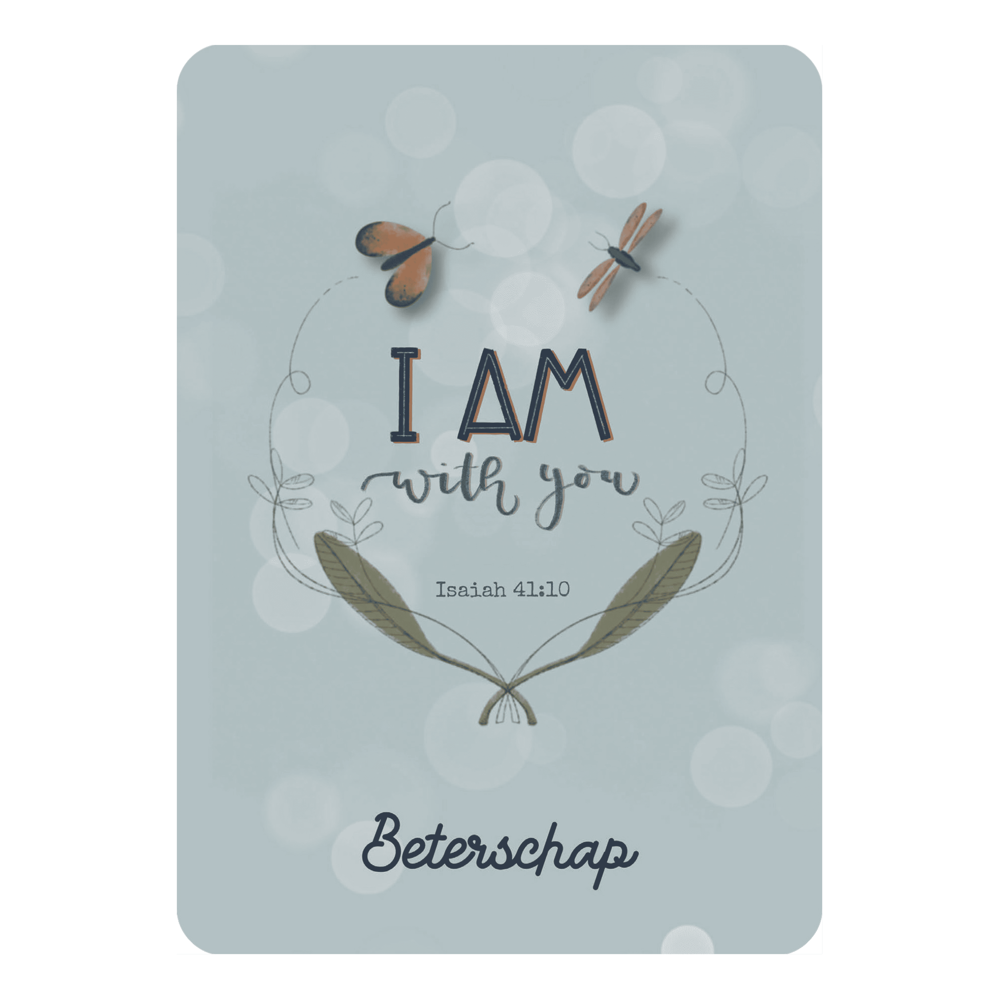 Kaart 'Beterschap - I am with you'