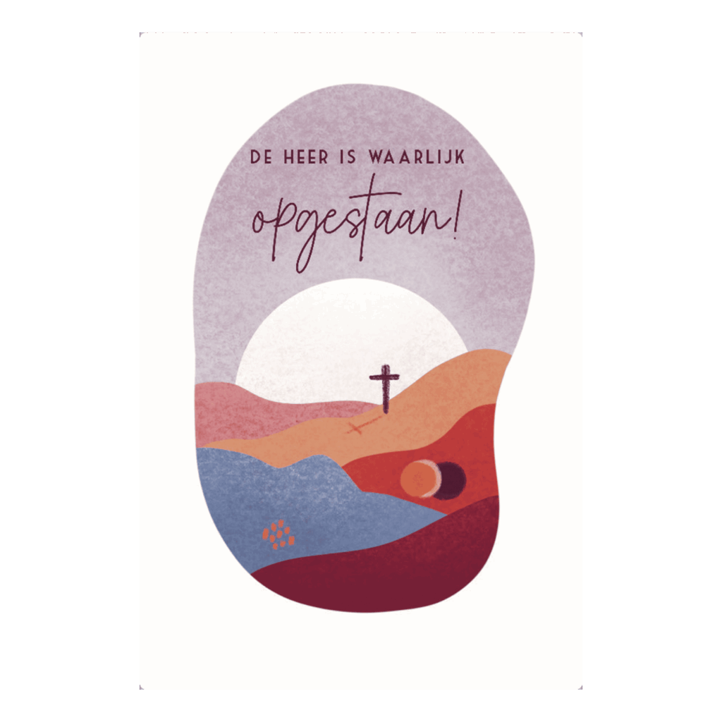 Kaart 'De Heer is waarlijk'
