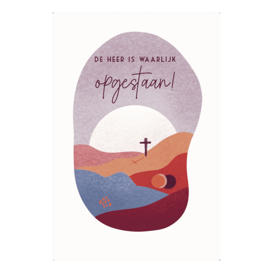 Kaart 'De Heer is waarlijk'