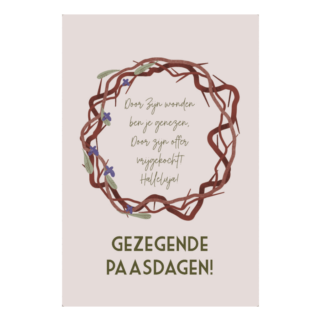 Kaart 'Door Zijn wonden'