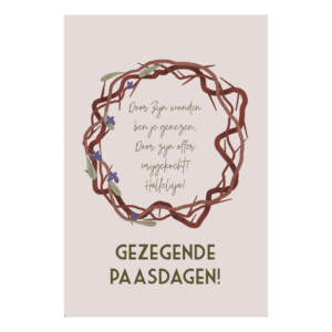 Kaart 'Door Zijn wonden'